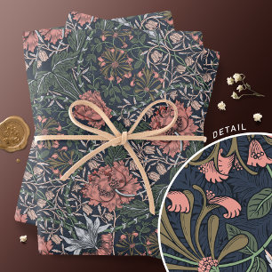 Hoja De Papel De Regalo Honeysuckle Delight William Morris Larkspur