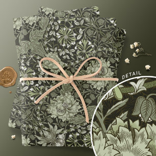 Hoja De Papel De Regalo Honeysuckle Delight William Morris Larkspur