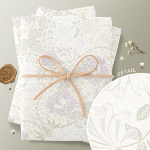 Hoja De Papel De Regalo Honeysuckle Delight William Morris Larkspur