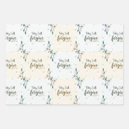 Hoja De Papel De Regalo Hoy, perdonaré como Cristo me perdona.