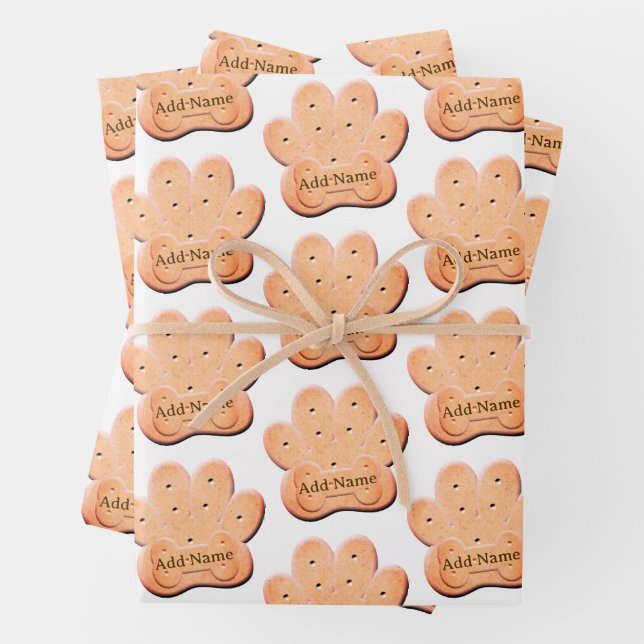 Hoja De Papel De Regalo Huella de bizcocho y arte óseo (In situ)