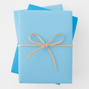Hoja De Papel De Regalo Hues azules minimalistas
