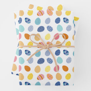 Hoja De Papel De Regalo Huevos coloreados Pascua de Pascua