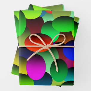 Hoja De Papel De Regalo Huevos de burbuja locos