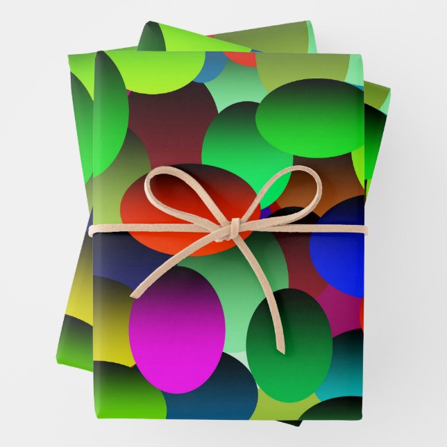 Hoja De Papel De Regalo Huevos de burbuja locos (In situ)