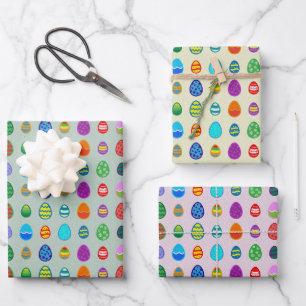 Hoja De Papel De Regalo Huevos de Pascua