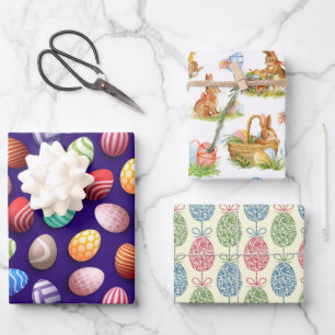 Hoja De Papel De Regalo Huevos de Pascua