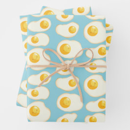 Hoja De Papel De Regalo Huevos fritos