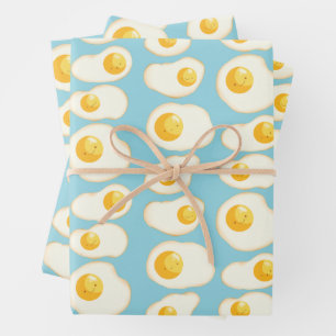 Hoja De Papel De Regalo Huevos fritos