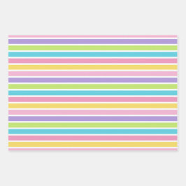 HOJA DE PAPEL DE REGALO HUEVOS Y HUELGAS TRANSPORTADORAS COLORIDAS DE PAST