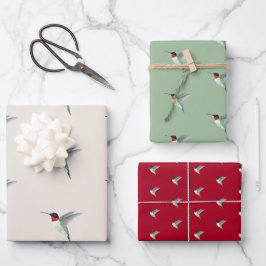 Hoja De Papel De Regalo Hummingbird
