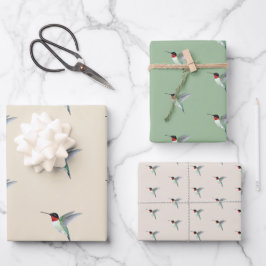 Hoja De Papel De Regalo Hummingbird