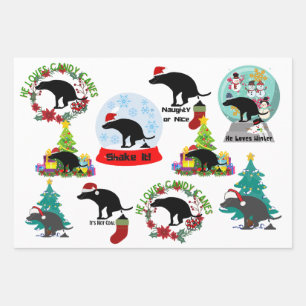 Hoja De Papel De Regalo Humor canino canino canino