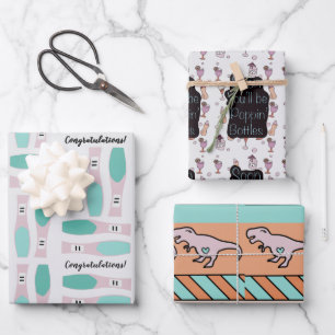 Hoja De Papel De Regalo Humor sobre embarazos divertidos en Baby Shower