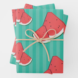 Hoja De Papel De Regalo Ilustracion de sandía