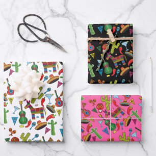 Hoja De Papel De Regalo Imágenes Fiestas de Fiesta Mexicana