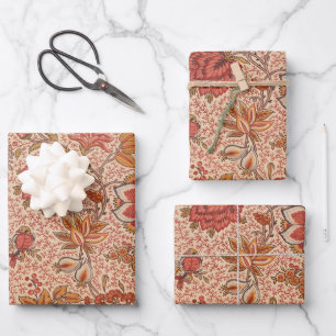 Hoja De Papel De Regalo Impresión botánica de la vena de la floración de l