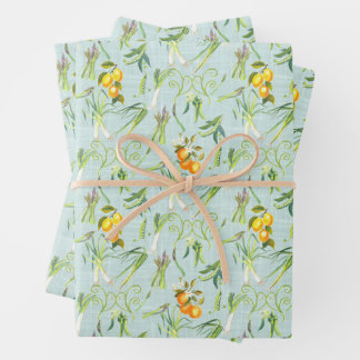 Hoja De Papel De Regalo Impresión de jardín de verduras para jardineros y 