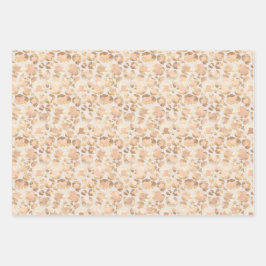 Hoja De Papel De Regalo Impresión de leopardo rosa de moda Gold Rubor