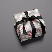 Impresión impresionante de flores de cerezo rosa y