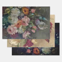 IMPRESIONES DE DECORACIÓN DE PESO PESADO EN FLORAL