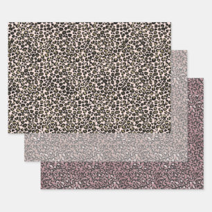 Hoja De Papel De Regalo Impresiones de leopardo