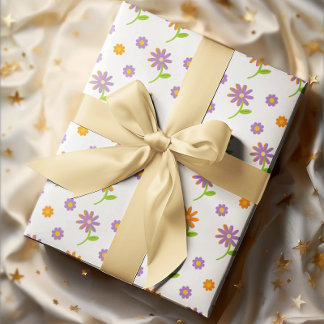 Hoja De Papel De Regalo Indulgencia Floral Retro