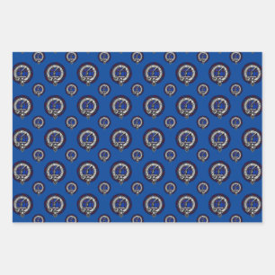 Hoja De Papel De Regalo Insignia de Clan Elliot, feriado de inspección fro