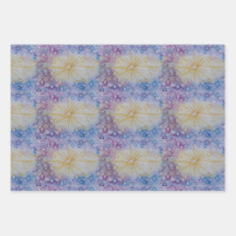 Hoja De Papel De Regalo Invitación a los saludos de la temporada de navida