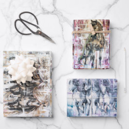 Hoja De Papel De Regalo Islandpferde