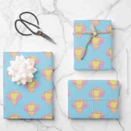 Hoja De Papel De Regalo IT | Pennywise Pastel Head Pattern
