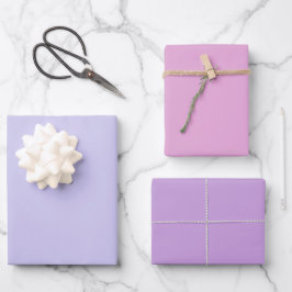 Hoja De Papel De Regalo Jabón Liso Orquídea Wisteria Tonos Púrpura 3