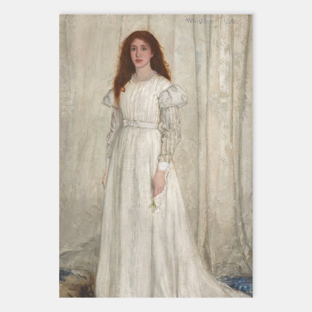Hoja De Papel De Regalo James Whistler - Sinfonía en blanco No. 1 (Subido por el creador)