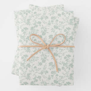 Hoja De Papel De Regalo Jardín Botánico Muted Sage - Neutral