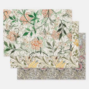 Hoja De Papel De Regalo Jardín de Jazmín Flor Clásica de William Morris
