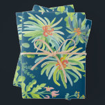 Hoja De Papel De Regalo Jardín de la Selva Acuarela Botánico Floral<br><div class="desc">Patrón botánico pintado a mano. GRACIAS POR APOYAR A LOS ARTISTAS INDEPENDIENTES. Todas las obras de arte y diseños son creados por mí. Me encanta dibujar y pintar. Gracias por comprar conmigo y apoyar mi creatividad. :) Revisa mi tienda para ver más colores y diseños o házmelo saber si deseas...</div>