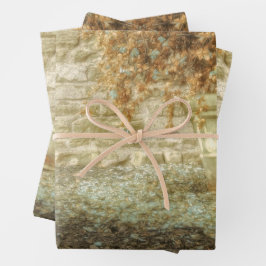 Hoja De Papel De Regalo Jardín de otoño rústico
