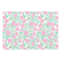 Jardín de Rosas Rosadas Elegantes