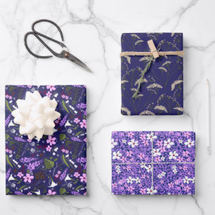 Hoja De Papel De Regalo Jardín de veneno Colección púrpura