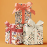 Hoja De Papel De Regalo Jardines de flores florales bonitos<br><div class="desc">Este diseño puede personalizarse eligiendo la opción Editar diseño. También puede transferir a otros artículos.</div>