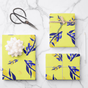 Hoja De Papel De Regalo Jaune citron