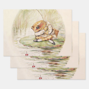 Hoja De Papel De Regalo “Jeremy Fisher on a Lilypad” by Beatrix Potter