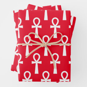 Hoja De Papel De Regalo Jeroglifo egipcio de Ankh