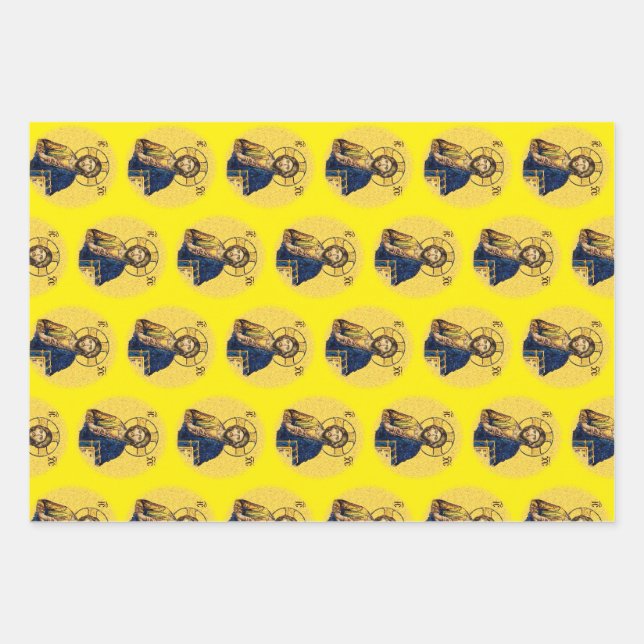 Hoja De Papel De Regalo Jesucristo Pantocrátor (Anverso)