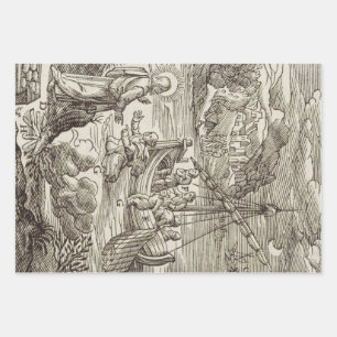 Hoja De Papel De Regalo Jesús caminando sobre el agua