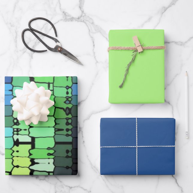 Hoja De Papel De Regalo Jewel Pieces 1 (Anverso)