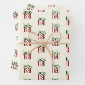 Hoja De Papel De Regalo Jingle Bell