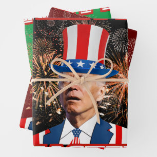 Hoja De Papel De Regalo Joe Biden Happy Easter