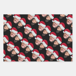 Hoja De Papel De Regalo Joe Biden Kamala Harris 2020 con Santa Hats