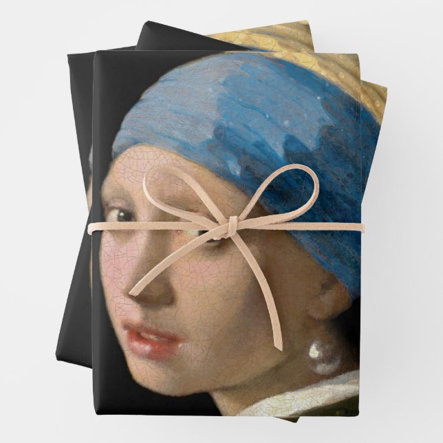Hoja De Papel De Regalo Johannes Vermeer, Chica de Pearl Earring (In situ)